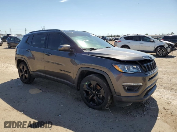 2020 Jeep Compass Latitude with VIN 3C4NJCBB5LT162538, listed as a Copart auction lot 47005955 with 86,155 mi miles and Salvage Title. Bid and sale history available at carsss.com. Image 4.