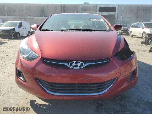 2013 Hyundai Elantra GLS PZEV with VIN 5NPDH4AE9DH352577, listed as a Copart auction lot 45100665 with 84,773 mi miles and Salvage Title. Bid and sale history available at carsss.com. Image 5.