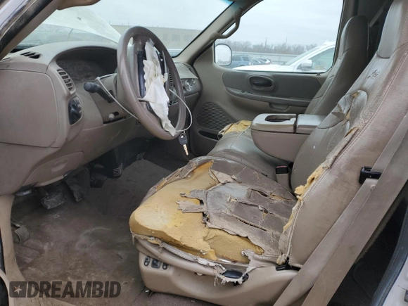 2000 Ford F-150 XL with VIN 2FTRX08L0YCA70958, listed as a Copart auction lot 44517605 with 237,228 mi miles and Salvage title. Bid and sale history available at DreamBid. Image 7.