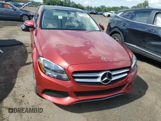 2018 Mercedes-Benz C 300 with VIN WDDWF4KB3JR416416, listed as a Copart auction lot 61609695 with 30,717 mi miles and Salvage title. Bid and sale history available at DreamBid. Image 5.