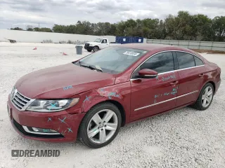 2015 Volkswagen CC R-Line with VIN WVWBN7AN7FE809424, listed as a Copart auction lot 76410534 with 60,815 mi miles and Salvage Title. Bid and sale history available at carsss.com. Image 1.