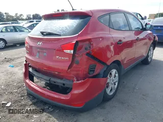 2010 Hyundai Tucson GLS with VIN KM8JT3AC1AU097317, listed as a IAAI auction lot 41758296 with 108,695 mi miles and . Bid and sale history available at DreamBid. Image 4.