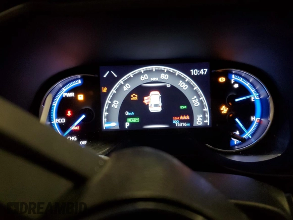 2023 Toyota RAV4 Hybrid XLE z VIN JTMRWRFV3PD572194, wystawiony jako Copart lot #59881005 z przebiegiem 15 316 mil mil oraz Szkoda całkowita • Salvage title. Historia ofert i sprzedaży dostępna na DreamBid. Obrazek 9.