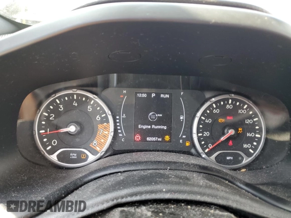 2020 Jeep Renegade Latitude with VIN ZACNJBBBXLPL40104, listed as a Copart auction lot 47108235 with 62,057 mi miles and Salvage Title. Bid and sale history available at carsss.com. Image 9.