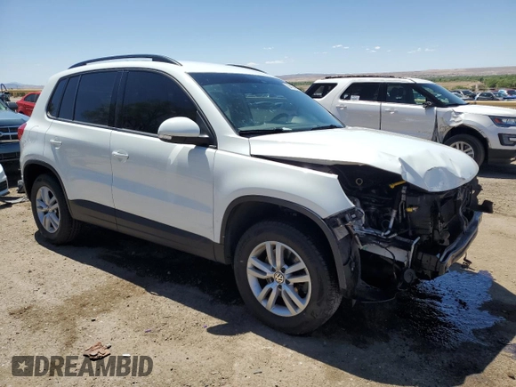 2016 Volkswagen Tiguan S z VIN WVGAV7AX6GW501102, wystawiony jako Copart lot #54174845 z przebiegiem 46 616 mil mil oraz Szkoda całkowita • Salvage title. Historia ofert i sprzedaży dostępna na DreamBid. Obrazek 4.