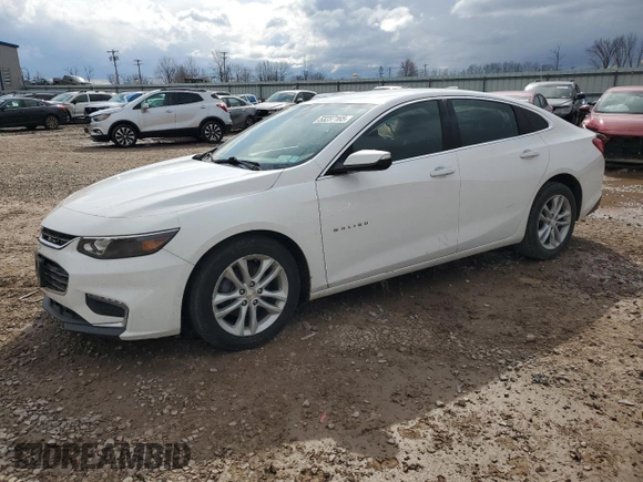 2018 Chevrolet Malibu LT with VIN 1G1ZD5ST9JF196897, listed as a Copart auction lot 53237165 with 92,237 mi miles and Salvage Title. Bid and sale history available at carsss.com. Image 1.