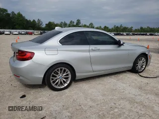2015 BMW 2 Series 228i with VIN WBA1F5C52FV257533, listed as a Copart auction lot 46642323 with 72,298 mi miles. Bid and sale history available at carsss.com. Image 3.