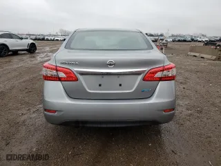 2014 Nissan Sentra S with VIN 3N1AB7AP6EL677862, listed as a Copart auction lot 51350375 with 117,970 mi miles and Salvage Title. Bid and sale history available at carsss.com. Image 6.