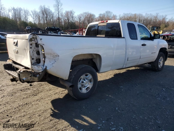 2007 Chevrolet Silverado 2500HD Work Truck with VIN 1GCHC29K87E596255, listed as a Copart auction lot 49998545 with 229,998 mi miles and Salvage Title. Bid and sale history available at carsss.com. Image 3.