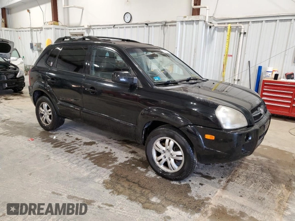 2006 Hyundai Tucson GLS with VIN KM8JN72D36U265359, listed as a Copart auction lot 80729834 with 146,626 mi miles and Clean Title. Bid and sale history available at carsss.com. Image 4.