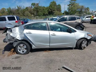 2017 Kia Forte LX with VIN 3KPFK4A7XHE025899, listed as a IAAI auction lot 41791197 with 156,884 mi miles. Bid and sale history available at carsss.com. Image 13.