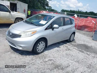 2014 Nissan Note S Plus with VIN 3N1CE2CPXEL354267, listed as a IAAI auction lot 42582615 with 105,182 mi miles and . Bid and sale history available at DreamBid. Image 2.