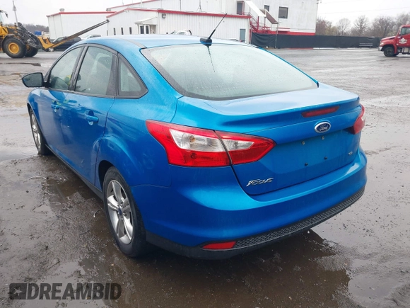 2014 Ford Focus SE with VIN 1FADP3F28EL193582, listed as a IAAI auction lot 41866782 with 166,733 mi miles. Bid and sale history available at carsss.com. Image 3.