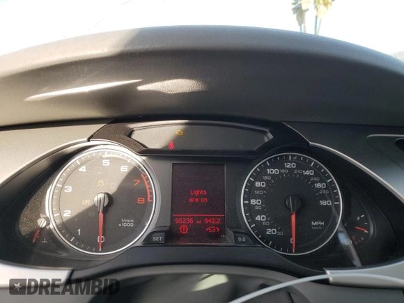 2009 Audi A4 2.0T Prem with VIN WAULF78KX9N030209, listed as a Copart auction lot 49208255 with 96,236 mi miles and Non Repairable. Bid and sale history available at carsss.com. Image 9.