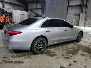 2021 Mercedes-Benz S-Class S 580 with VIN W1K6G7GB7MA040538, listed as a Copart auction lot 52599105 with 30,465 mi miles and Salvage Title. Bid and sale history available at carsss.com. Image 3.