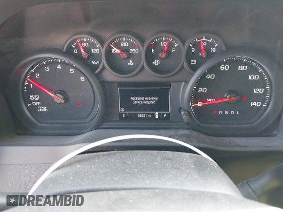 2022 Chevrolet Silverado 1500 Custom with VIN 1GCPABEK5NZ519646, listed as a IAAI auction lot 41517582 with 58,021 mi miles and . Bid and sale history available at DreamBid. Image 7.