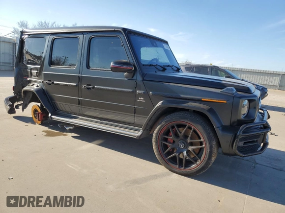 2019 Mercedes-Benz G 63 AMG with VIN WDCYC7HJ5KX307720, listed as a Copart auction lot 87278844 with 63,380 mi miles and Salvage Title. Bid and sale history available at DreamBid. Image 4.