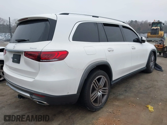 2021 Mercedes-Benz GLS 450 with VIN 4JGFF5KE4MA527615, listed as a IAAI auction lot 41804926 with 84,598 mi miles and . Bid and sale history available at DreamBid. Image 4.