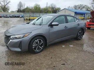2024 Nissan Sentra SV with VIN 3N1AB8CV6RY386241, listed as a Copart auction lot 51913785 with 9,450 mi miles and Salvage Title. Bid and sale history available at carsss.com. Image 1.