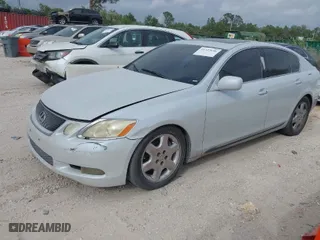 2007 Lexus GS 350 with VIN JTHBE96S770012663, listed as a IAAI auction lot 41723696 with 158,952 mi miles. Bid and sale history available at carsss.com. Image 2.