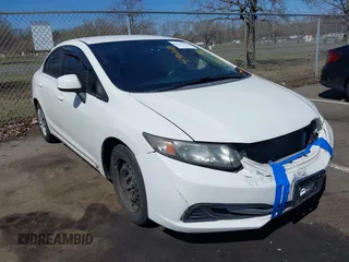 2013 Honda Civic LX with VIN 2HGFB2F55DH555029, listed as a IAAI auction lot 41902680 with 133,838 mi miles and . Bid and sale history available at DreamBid. Image 1.