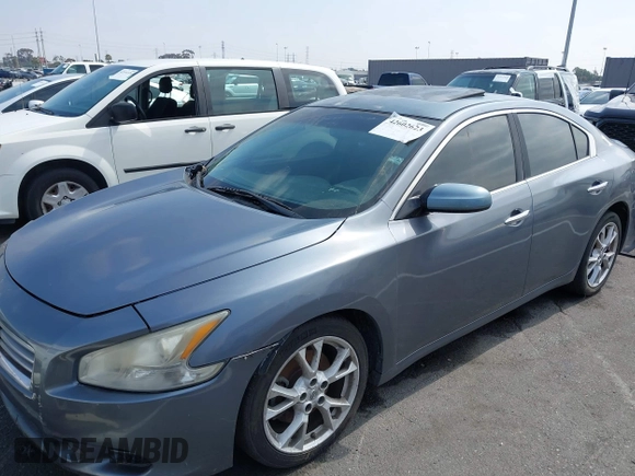 2012 Nissan Maxima S with VIN 1N4AA5AP7CC809224, listed as a IAAI auction lot 42602623 with 125,822 mi miles and . Bid and sale history available at DreamBid. Image 6.