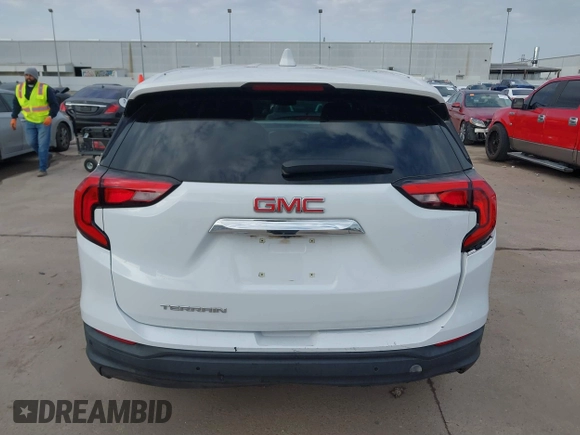 2021 GMC Terrain SLE with VIN 3GKALMEV1ML349365, listed as a IAAI auction lot 41565424 with 23,223 mi miles and . Bid and sale history available at carsss.com. Image 17.