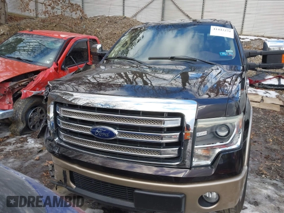 2013 Ford F-150 XL with VIN 1FTFW1ET5DKE09445, listed as a IAAI auction lot 41443231 with 88,904 mi miles and . Bid and sale history available at DreamBid. Image 12.