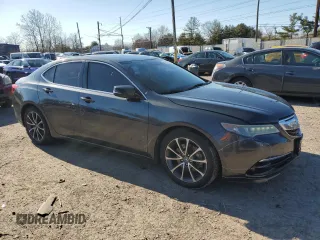 2016 Acura TLX V6 Tech with VIN 19UUB2F54GA002382, listed as a Copart auction lot 48289455 with 87,913 mi miles and Salvage Title. Bid and sale history available at carsss.com. Image 4.