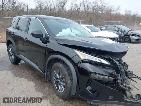 2023 Nissan Rogue S with VIN 5N1BT3AA7PC765364, listed as a IAAI auction lot 41552282 with 27,637 mi miles. Bid and sale history available at carsss.com. Image 1.