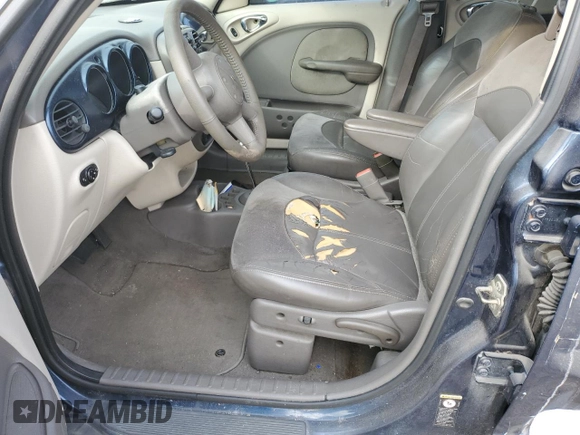 2003 Chrysler PT Cruiser Limited with VIN 3C8FY68B43T525676, listed as a Copart auction lot 76302814 with 0 mi miles and Salvage Title. Bid and sale history available at carsss.com. Image 7.
