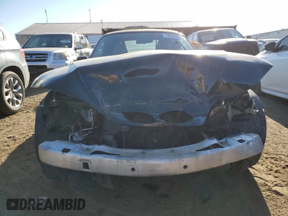 2000 BMW Z3 2.5L with VIN WBACH9341YLM91727, listed as a Copart auction lot 74257874 with 76,062 mi miles and Salvage Title. Bid and sale history available at carsss.com. Image 5.
