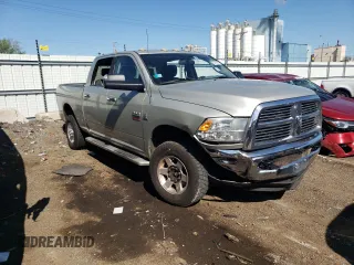 2010 Dodge Ram 2500 SLT with VIN 3D7UT2CL3AG129038, listed as a Copart auction lot 53191974 with 256,397 mi miles and Salvage Title. Bid and sale history available at carsss.com. Image 4.