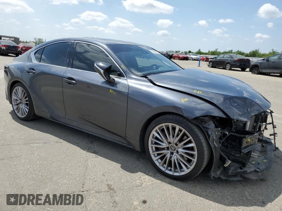 2024 Lexus IS 300 z VIN JTHDA1D20R5129189, wystawiony jako Copart lot #53465435 z przebiegiem 31 959 mil mil oraz Szkoda całkowita • Salvage title. Historia ofert i sprzedaży dostępna na DreamBid. Obrazek 4.
