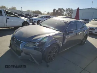 2014 Lexus GS 350 with VIN JTHBE1BL7E5034081, listed as a Copart auction lot 76626814 with 124,207 mi miles and Salvage Title. Bid and sale history available at carsss.com. Image 1.