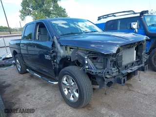 2015 Ram 1500 Big Horn with VIN 1C6RR7LG4FS733722, listed as a IAAI auction lot 40346166 with 23,417 mi miles. Bid and sale history available at carsss.com. Image 1.