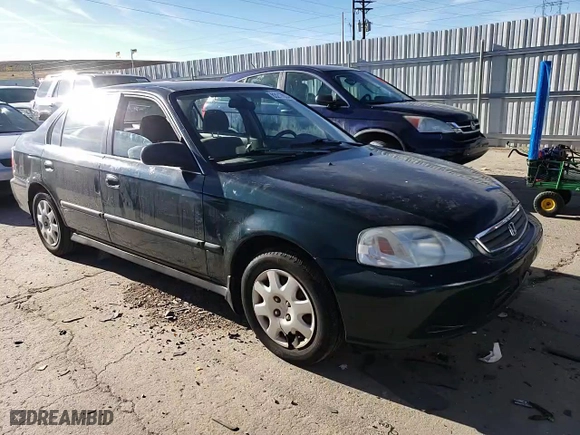 1999 Honda Civic LX with VIN 2HGEJ6676XH573714, listed as a Copart auction lot 50093115 with 71,717 mi miles and Non Repairable. Bid and sale history available at carsss.com. Image 11.