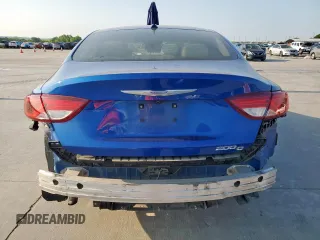 2015 Chrysler 200 C with VIN 1C3CCCCB7FN740079, listed as a Copart auction lot 53384965 with 100,944 mi miles and Salvage Title. Bid and sale history available at carsss.com. Image 6.