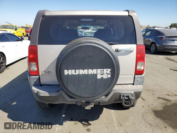 2006 Hummer H3 with VIN 5GTDN136268230618, listed as a Copart auction lot 73036504 with 203,910 mi miles and Salvage Title. Bid and sale history available at carsss.com. Image 6.