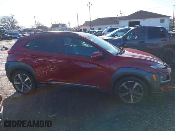2021 Hyundai Kona Ultimate with VIN KM8K5CA57MU662724, listed as a IAAI auction lot 41919686 with 61,426 mi miles and . Bid and sale history available at carsss.com. Image 14.
