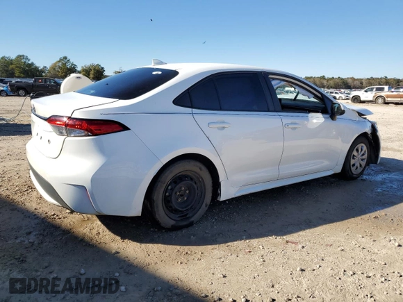 2021 Toyota Corolla L with VIN 5YFDPMAE7MP172312, listed as a Copart auction lot 87198424 with 146,285 mi miles and Non Repairable. Bid and sale history available at DreamBid. Image 3.