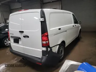 2023 Mercedes-Benz Metris Cargo with VIN W1YV0BEYXP4227890, listed as a Copart auction lot 88232445 with 22,824 mi miles and Salvage title. Bid and sale history available at DreamBid. Image 3.