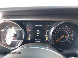 2021 Jeep Wrangler Unlimited Sahara with VIN 1C4HJXEN4MW503014, listed as a IAAI auction lot 41900234 with 16,444 mi miles and . Bid and sale history available at DreamBid. Image 7.