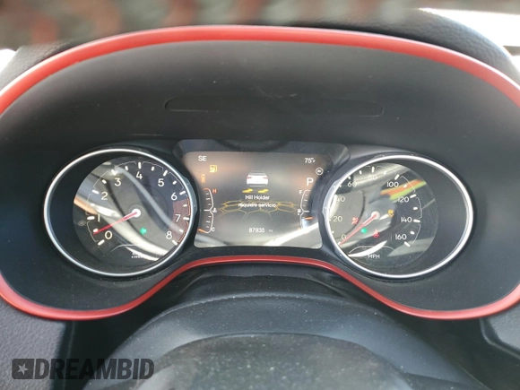 2020 Jeep Compass Trailhawk z VIN 3C4NJDDB9LT106573, wystawiony jako Copart lot #47480195 z przebiegiem 87 935 mil mil oraz Nie do naprawy • Non repairable. Historia ofert i sprzedaży dostępna na DreamBid. Obrazek 9.