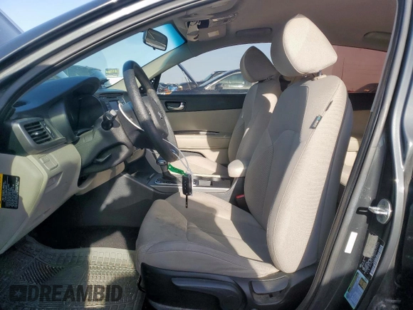 2016 Kia Optima LX with VIN 5XXGT4L38GG077310, listed as a Copart auction lot 57438535 with 113,047 mi miles and Salvage title. Bid and sale history available at DreamBid. Image 7.