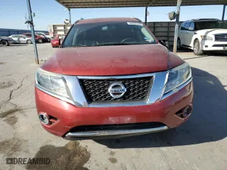 2016 Nissan Pathfinder Platinum with VIN 5N1AR2MM6GC665833, listed as a Copart auction lot 85938184 with 52,671 mi miles and Salvage Title. Bid and sale history available at carsss.com. Image 5.