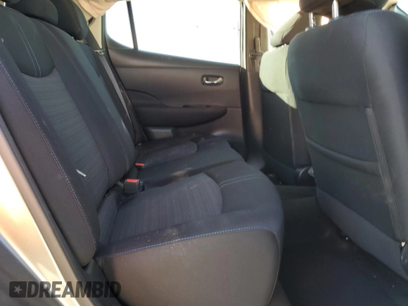 2022 Nissan LEAF SV with VIN 1N4AZ1CV8NC555264, listed as a Copart auction lot 45670885 with 27,089 mi miles and Salvage Title. Bid and sale history available at DreamBid. Image 10.