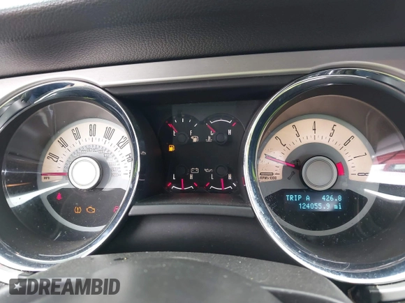 2011 Ford Mustang V6 with VIN 1ZVBP8AM9B5153645, listed as a IAAI auction lot 42109795 with 124,055 mi miles and . Bid and sale history available at carsss.com. Image 7.