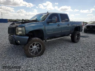 2009 Chevrolet Silverado 1500 LTZ with VIN 3GCEK33349G288587, listed as a Copart auction lot 52028095 with 123,469 mi miles and Clean Title. Bid and sale history available at carsss.com. Image 1.