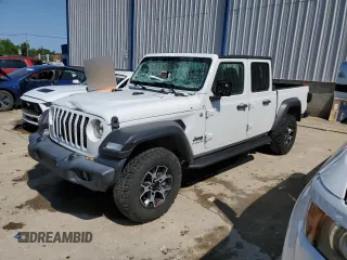 2020 Jeep Gladiator Sport S with VIN 1C6HJTAG1LL147810, listed as a Copart auction lot 58801765 with 48,103 mi miles and Non repairable. Bid and sale history available at DreamBid. Image 1.